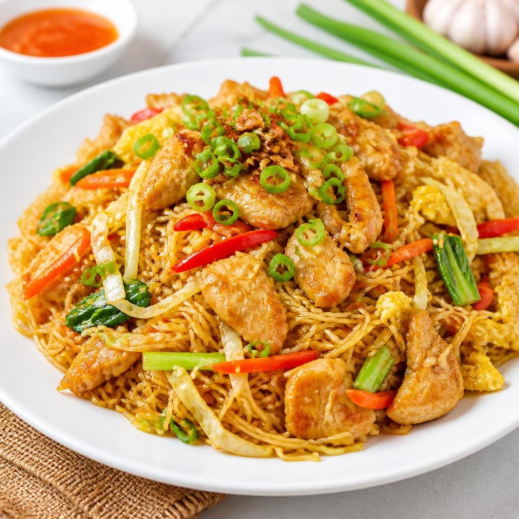 Bakmi Golek Bihun Goreng Ayam Spesial